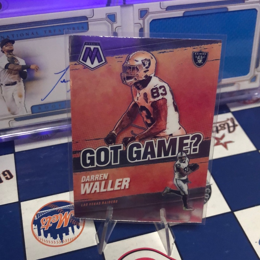 Las Vegas Raiders Got Game? Card - Orange Darren Waller